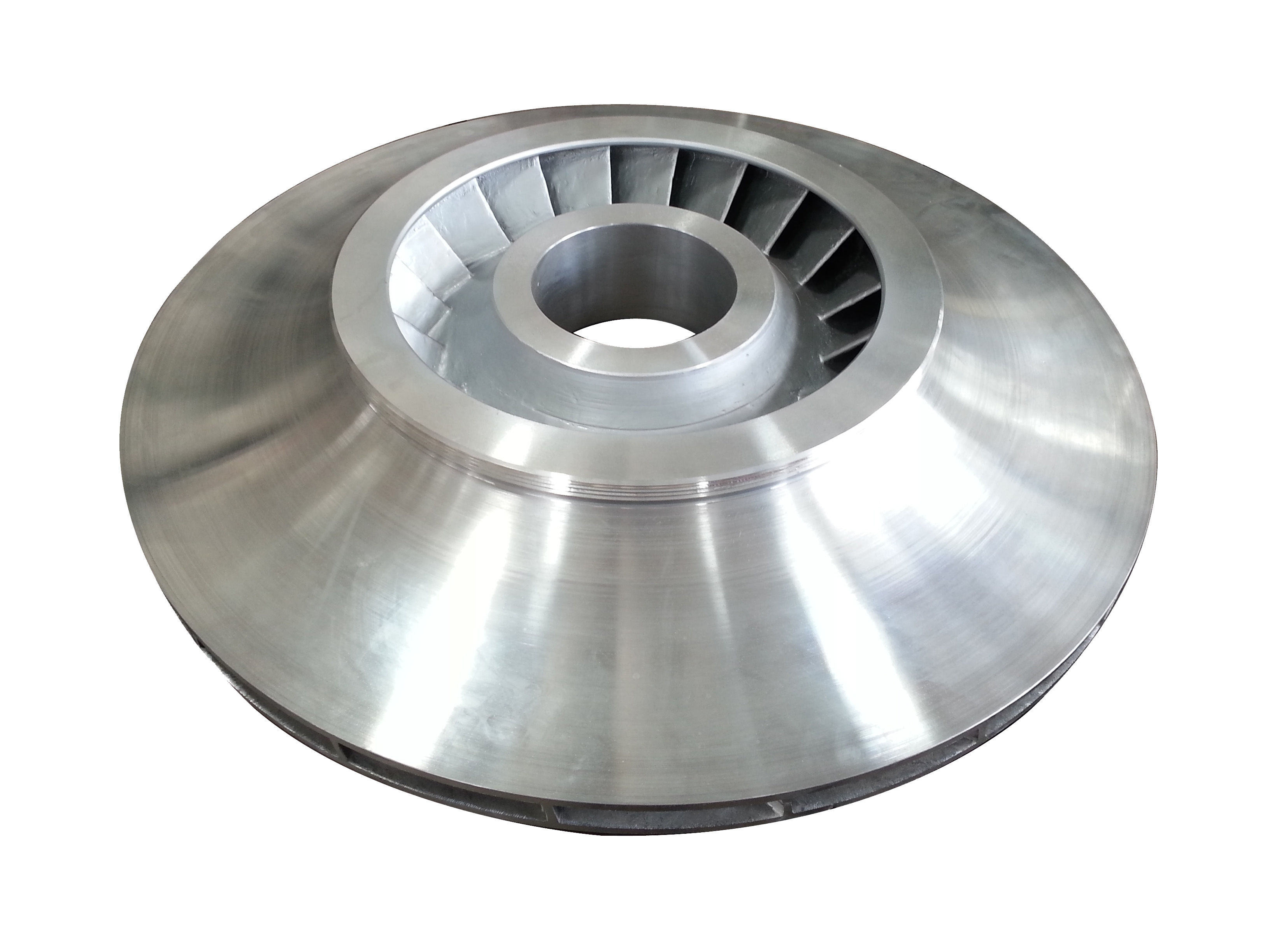 Impeller of three way flow blower